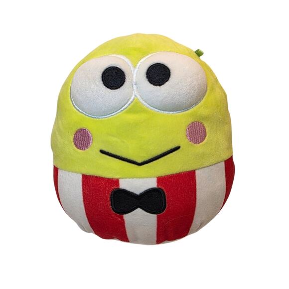 Keroppi Sanrio Squishmallow 8" Plush 2021 Kellytoy Soft Frog Stuffed Toy - Picture 1 of 5